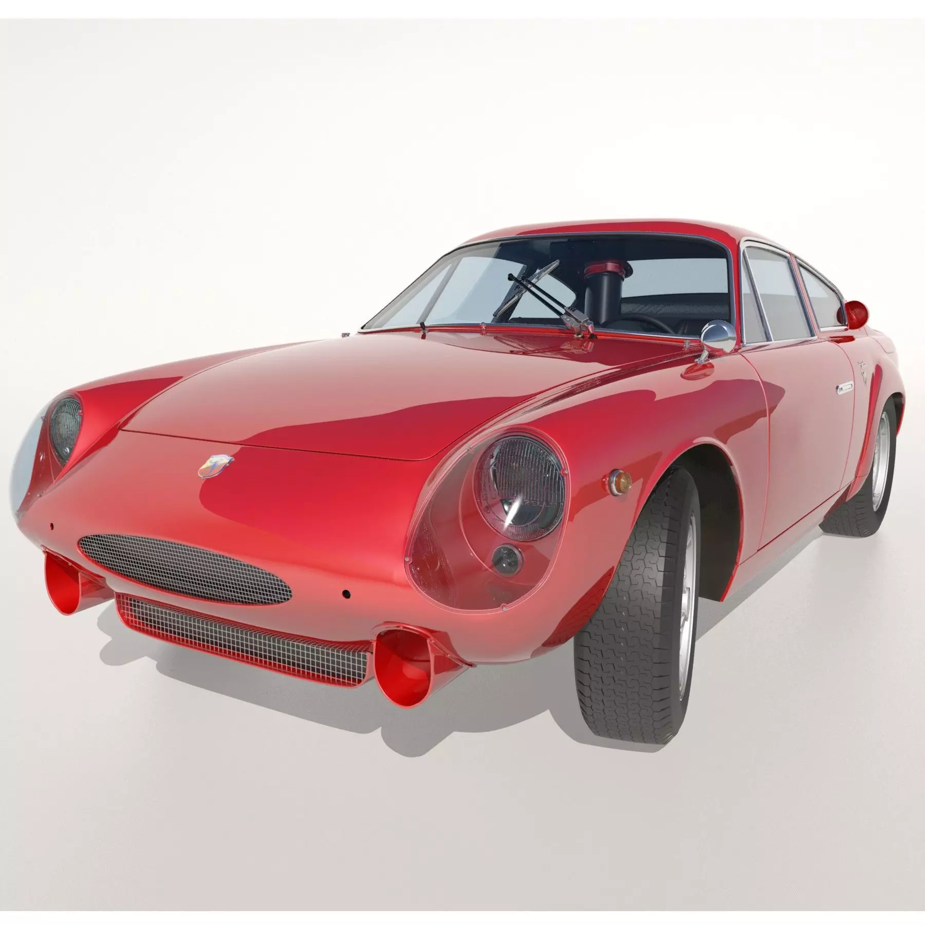 Abarth-Simca 2Mila 2-litre GT 1964 3D model_0