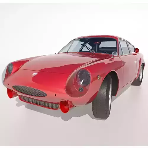 Abarth-Simca 2Mila 2-litre GT 1964 3D model