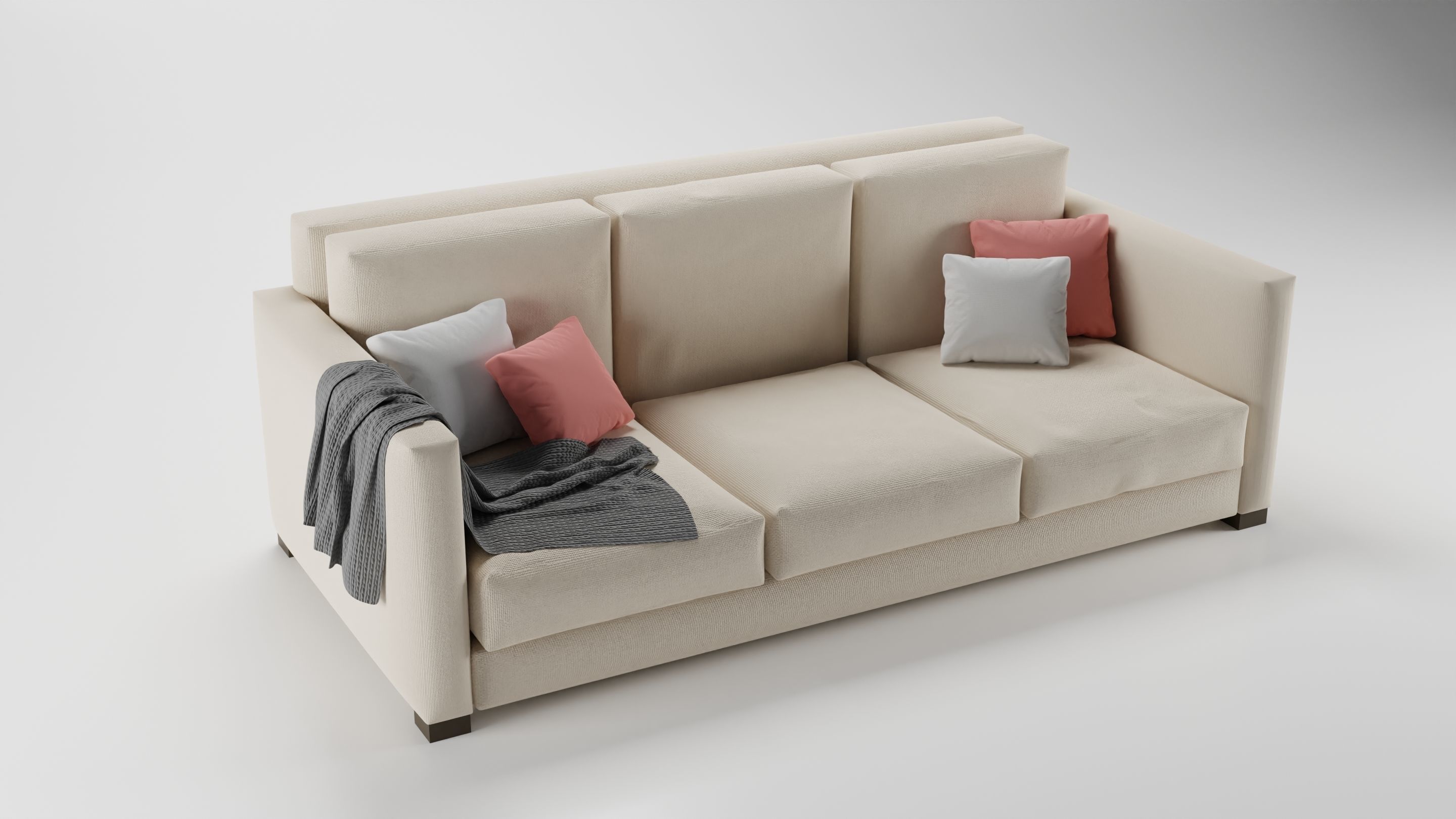 Sofa design 3D model_1