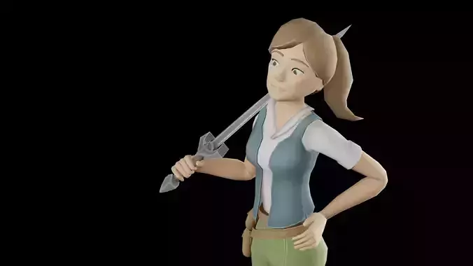 Stylized Female Character