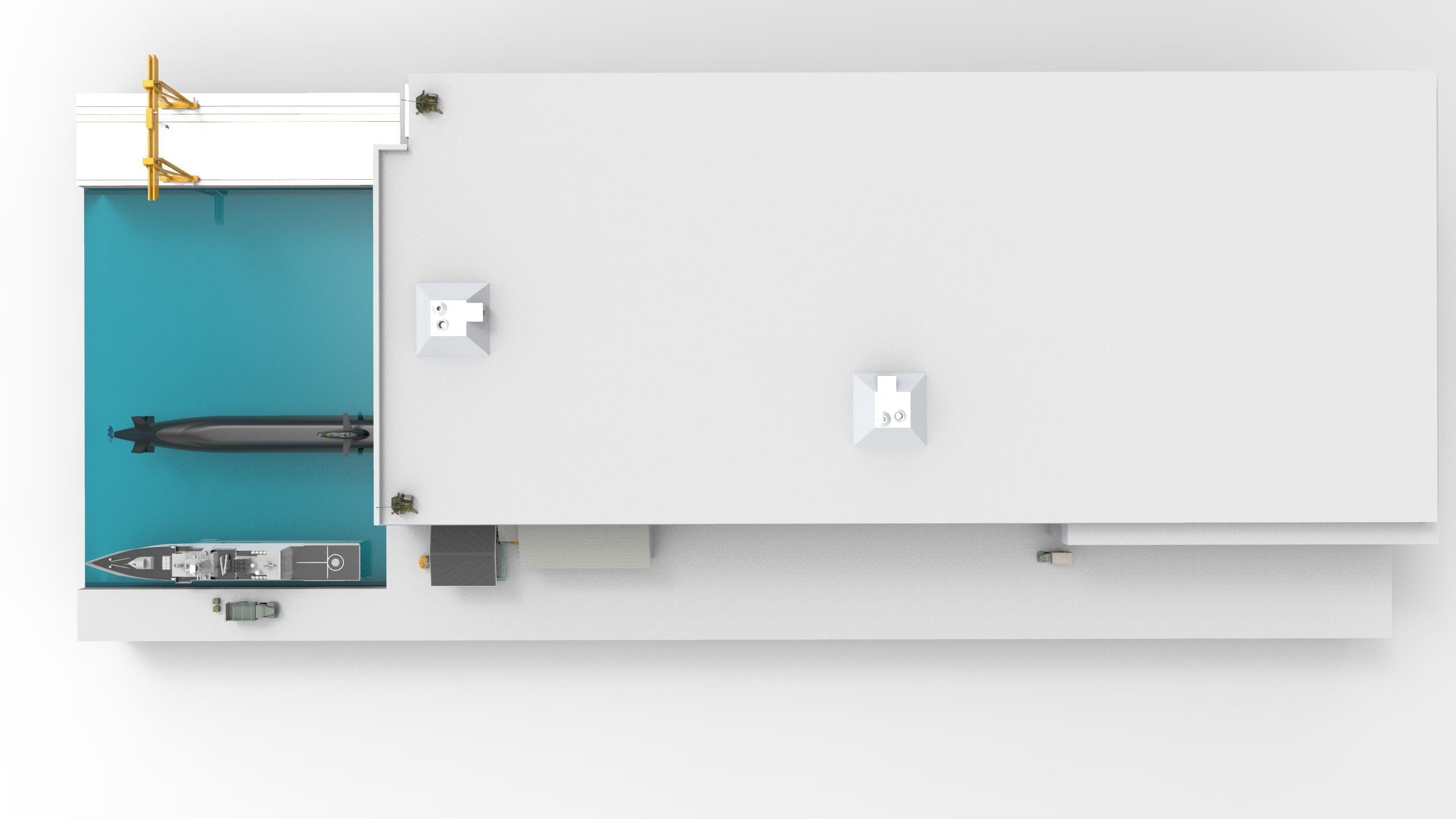 Navy Millitary Base 3D model_6