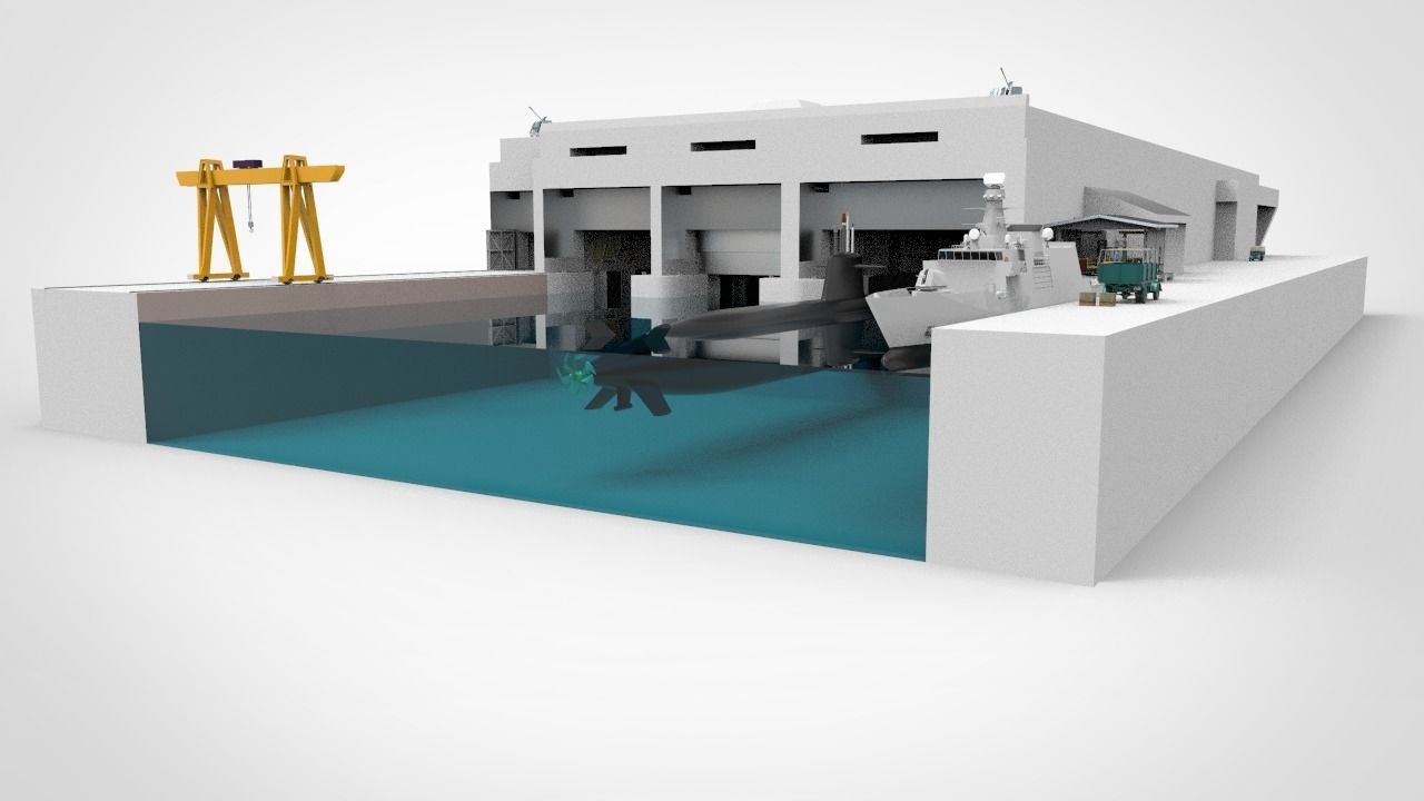 Navy Millitary Base 3D model_2