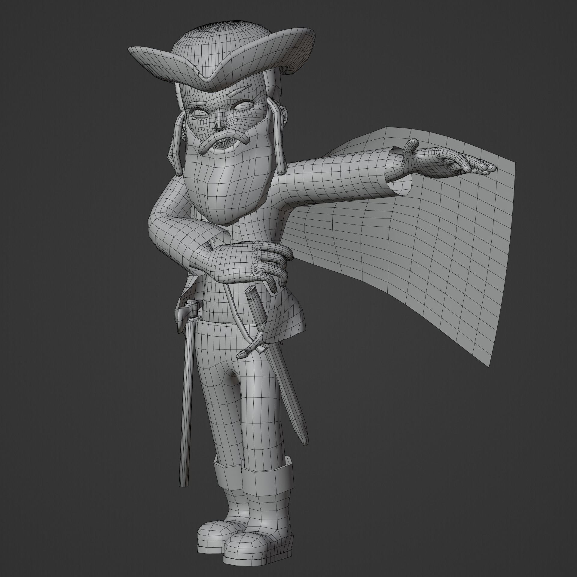 Pirate 3D model_2