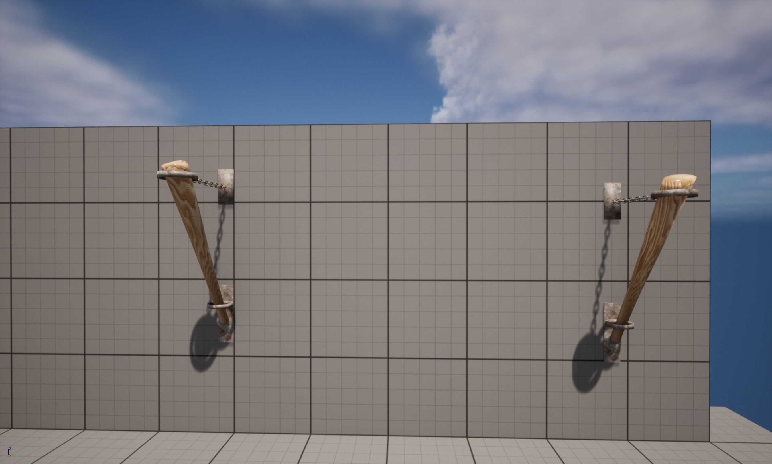 Wall Torch 3D print model_10