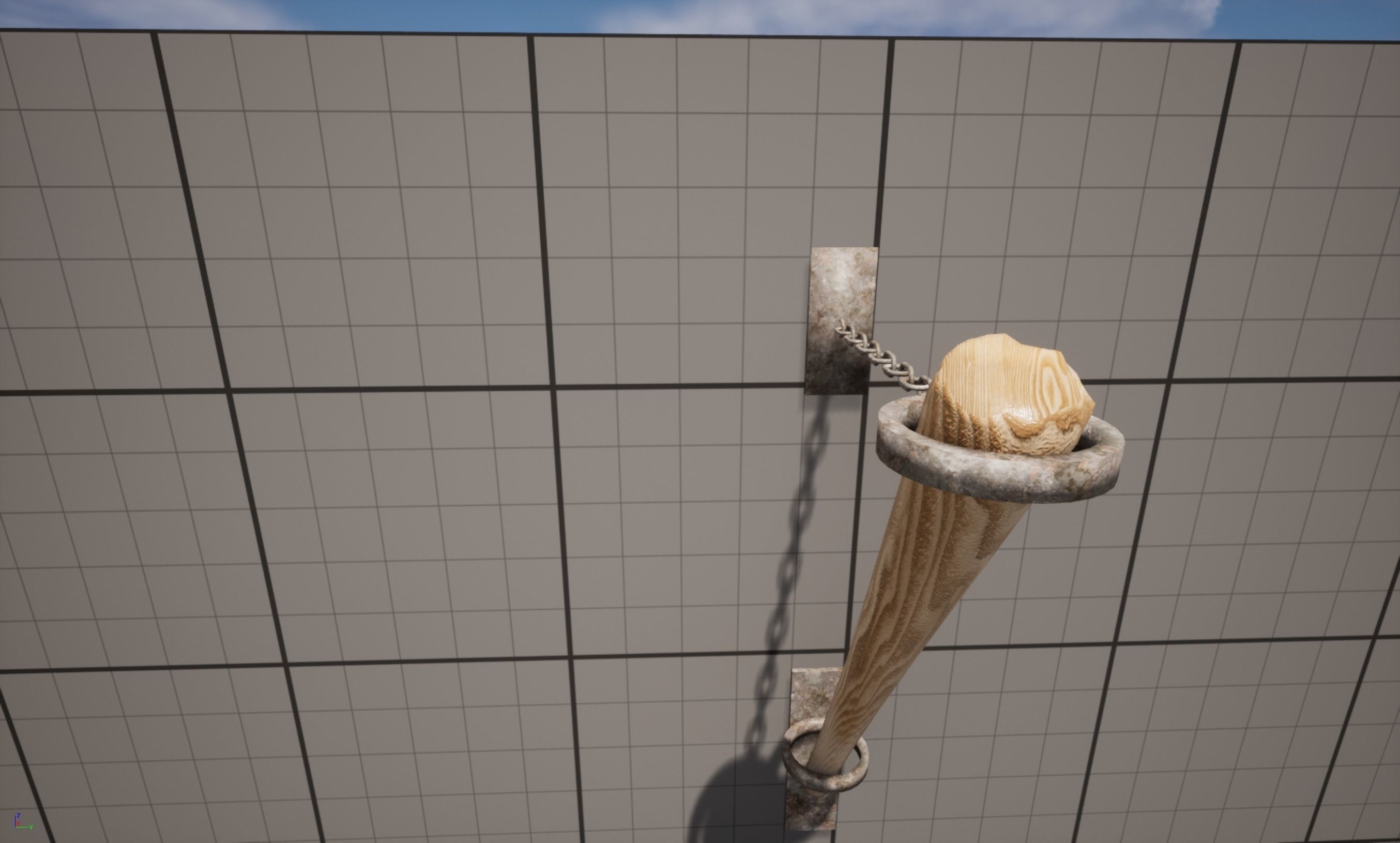 Wall Torch 3D print model_5