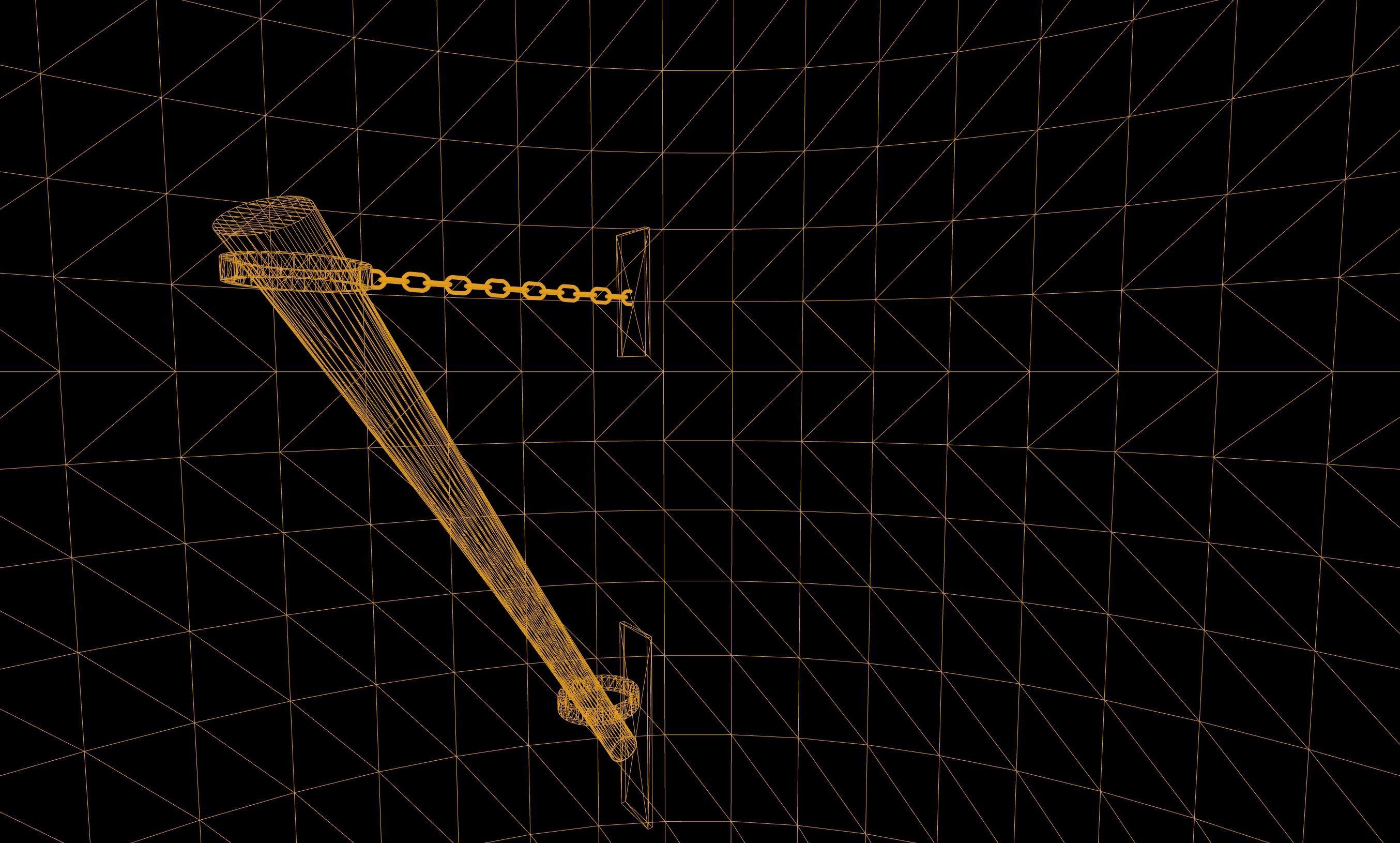 Wall Torch 3D print model_8