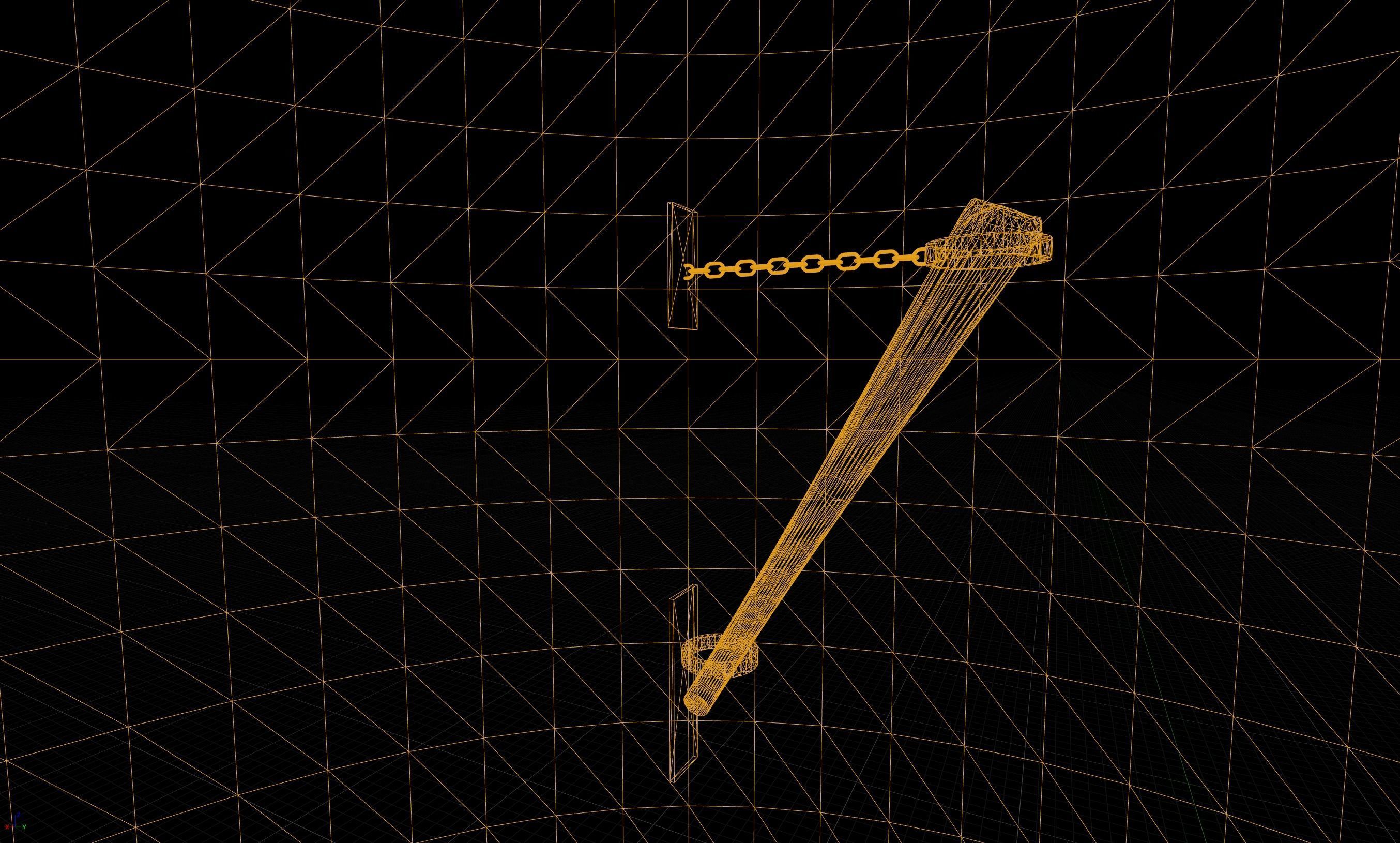 Wall Torch 3D print model_11