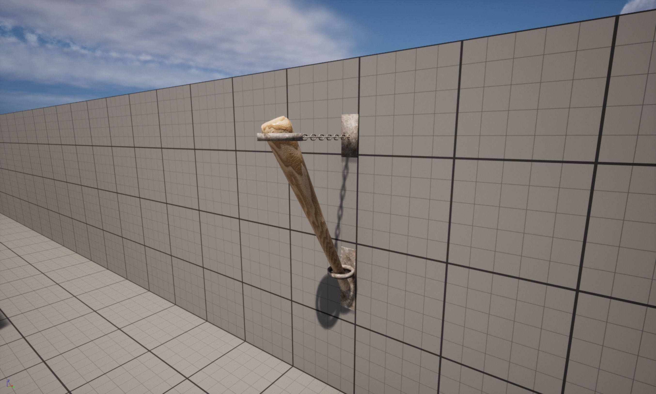 Wall Torch 3D print model_1