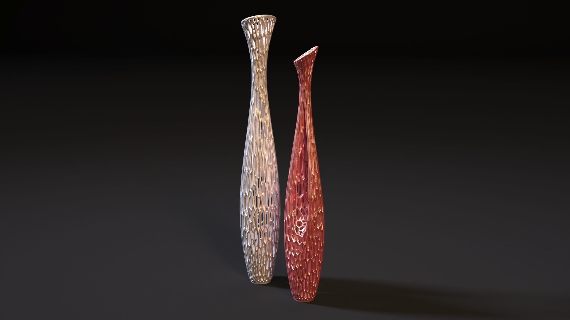 Decorative vases for dry wood 3D print model_1