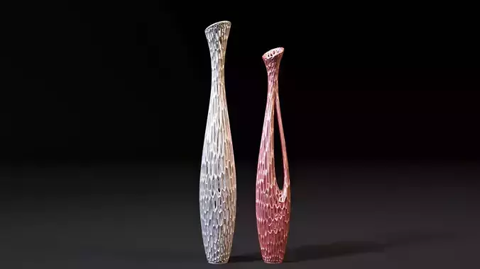 Decorative vases for dry wood