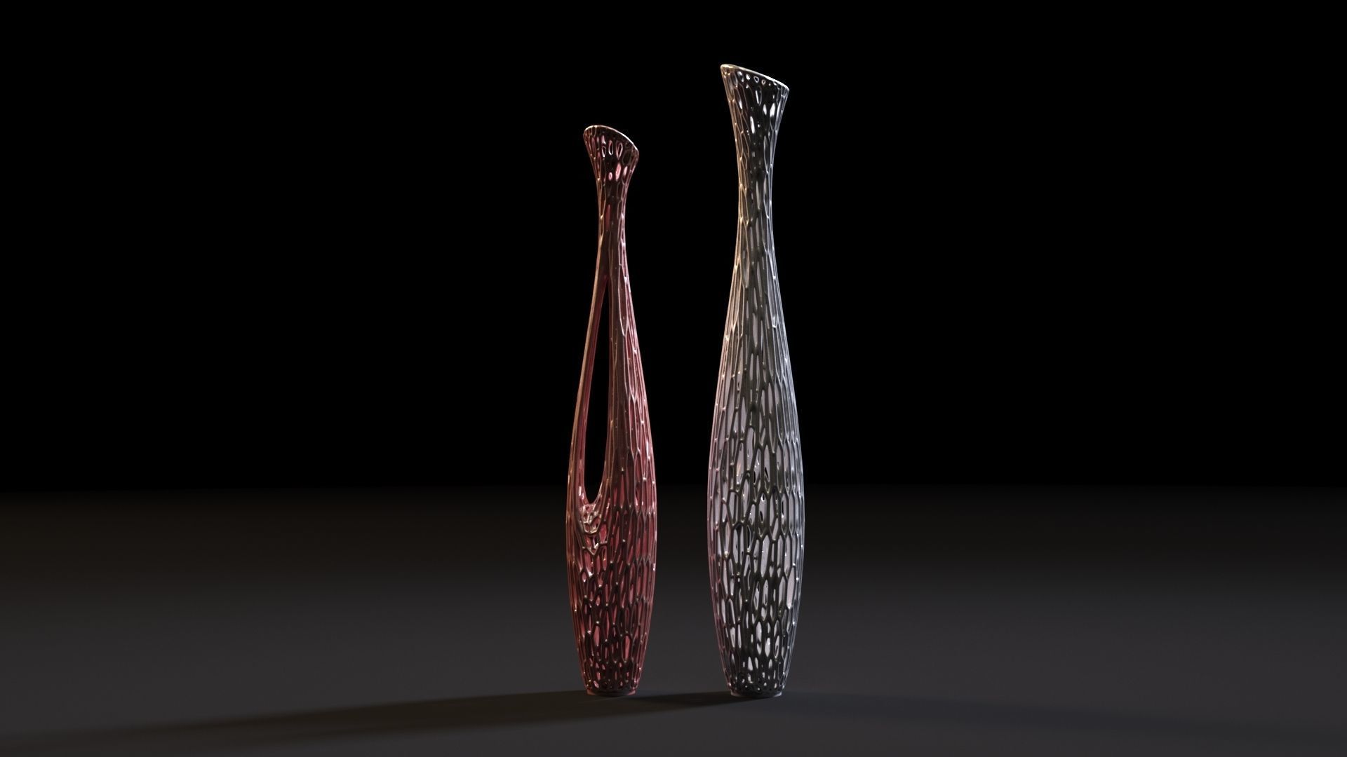 Decorative vases for dry wood 3D print model_4
