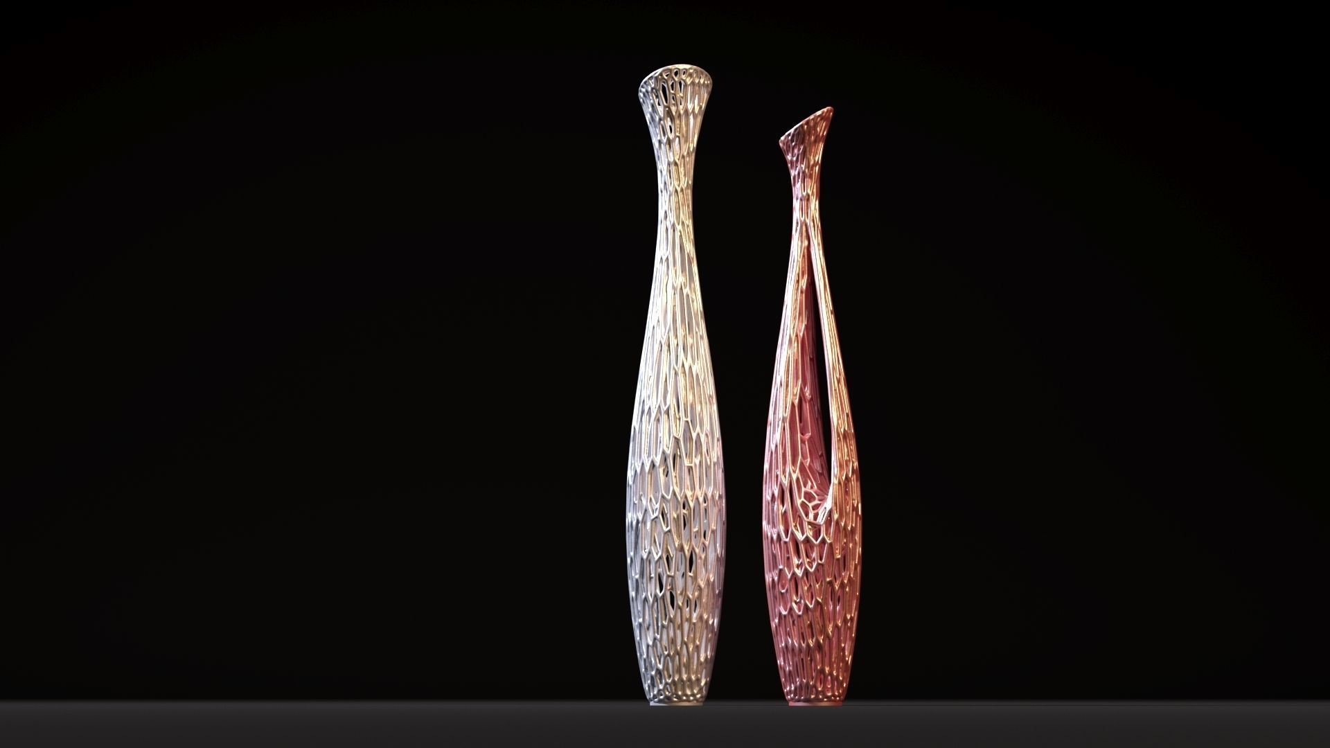 Decorative vases for dry wood 3D print model_9