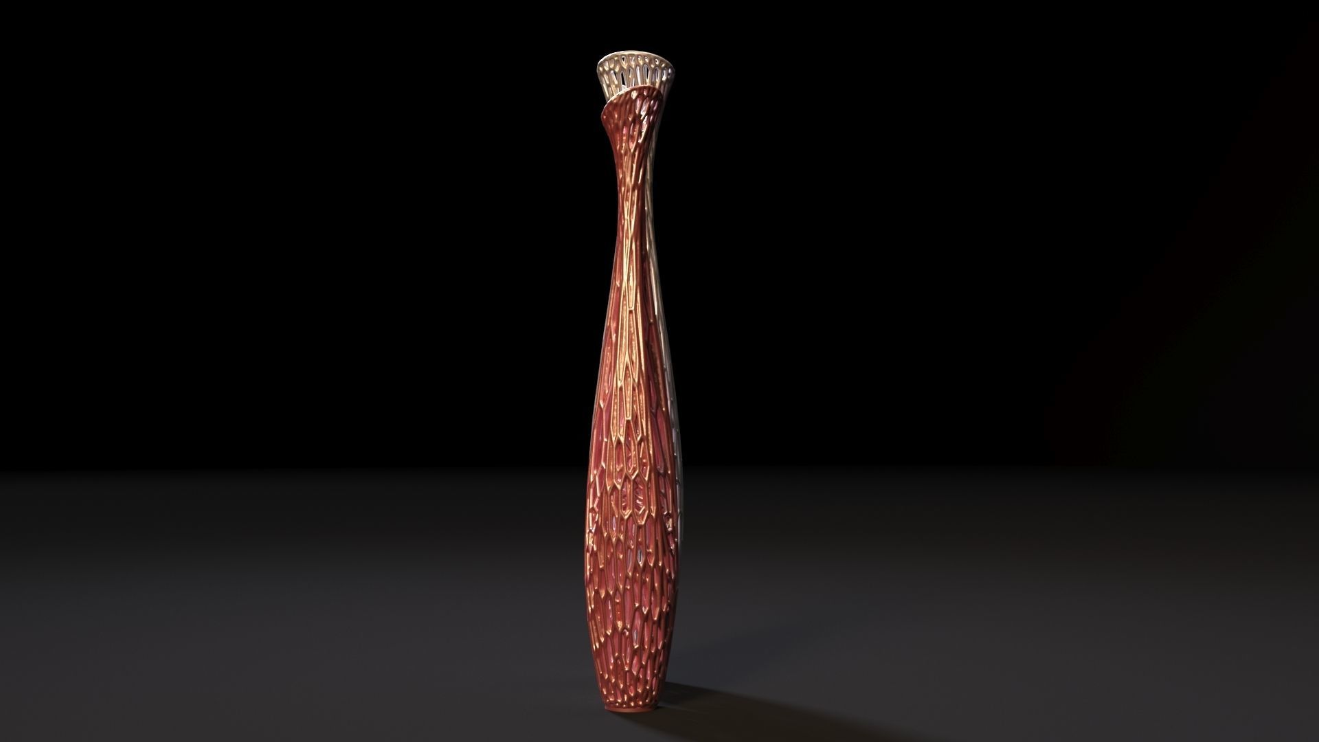 Decorative vases for dry wood 3D print model_2