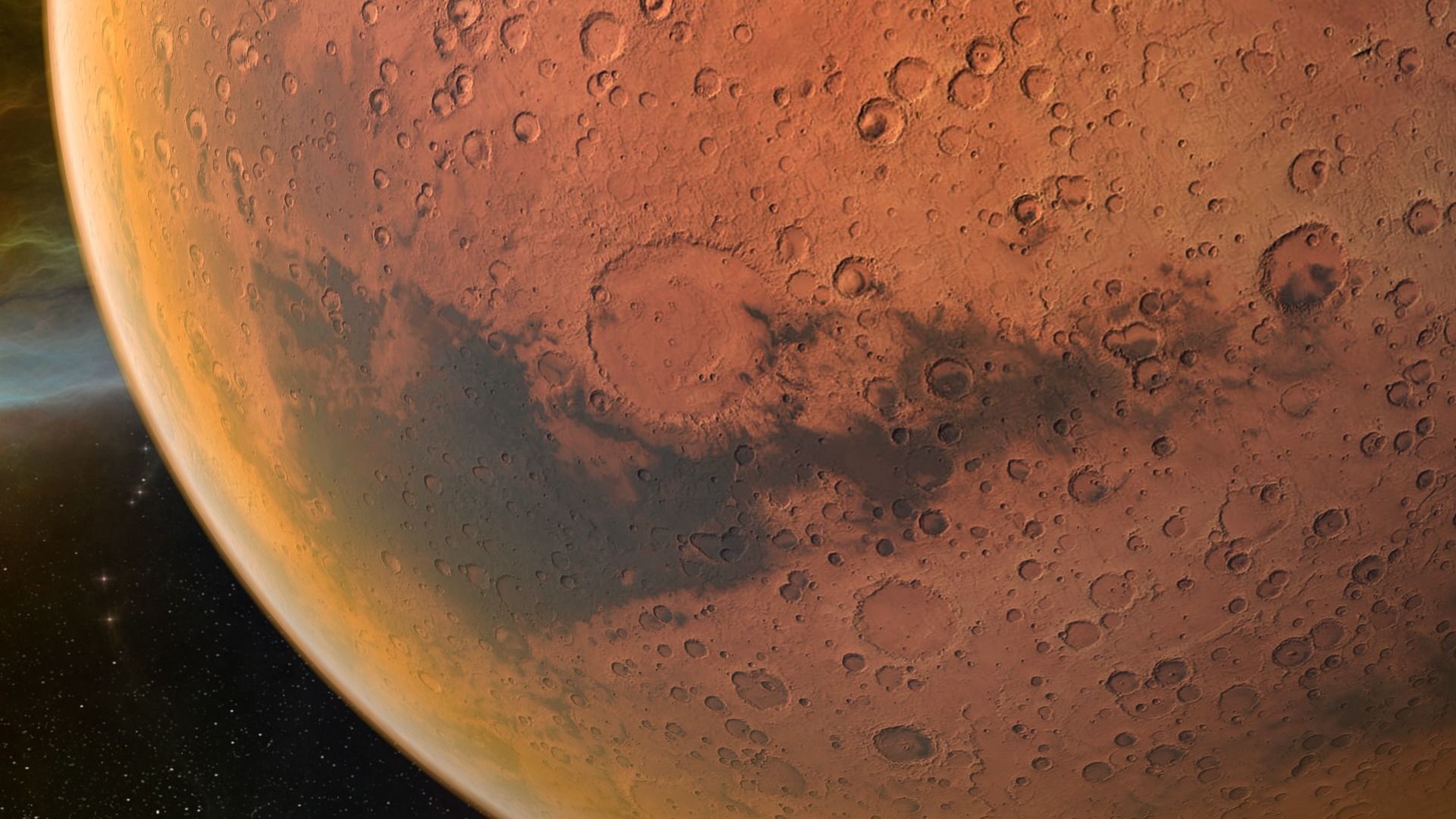 Planet - Mars Low-poly 3D model_19