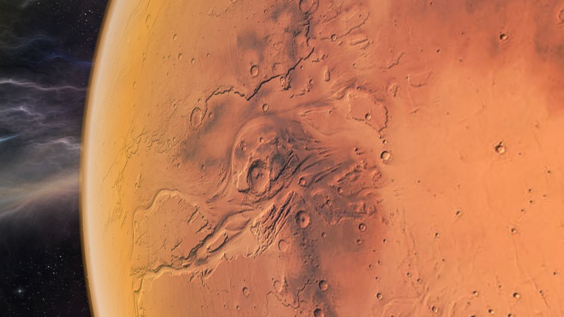 Planet - Mars Low-poly 3D model_15