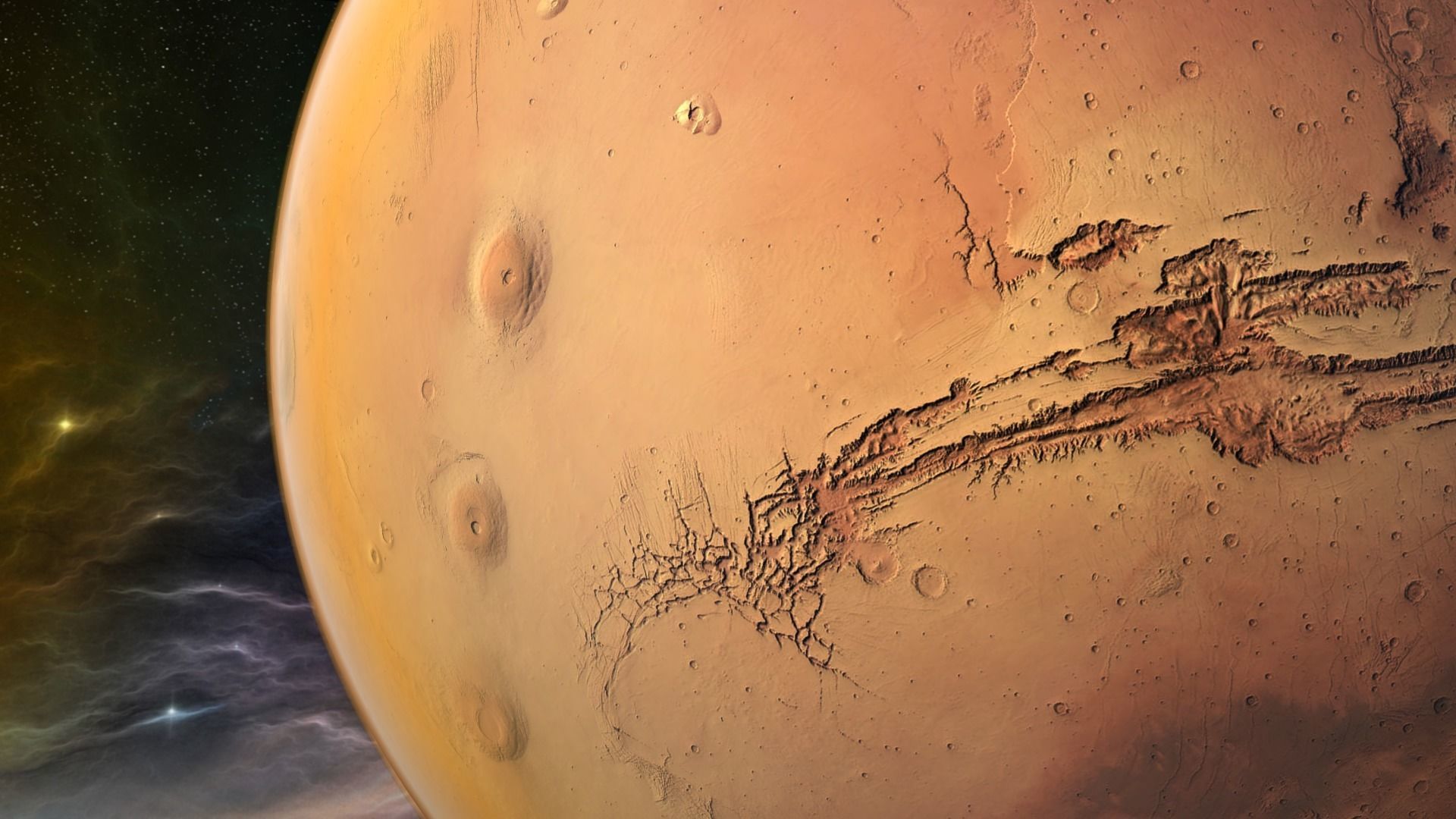 Planet - Mars Low-poly 3D model_8