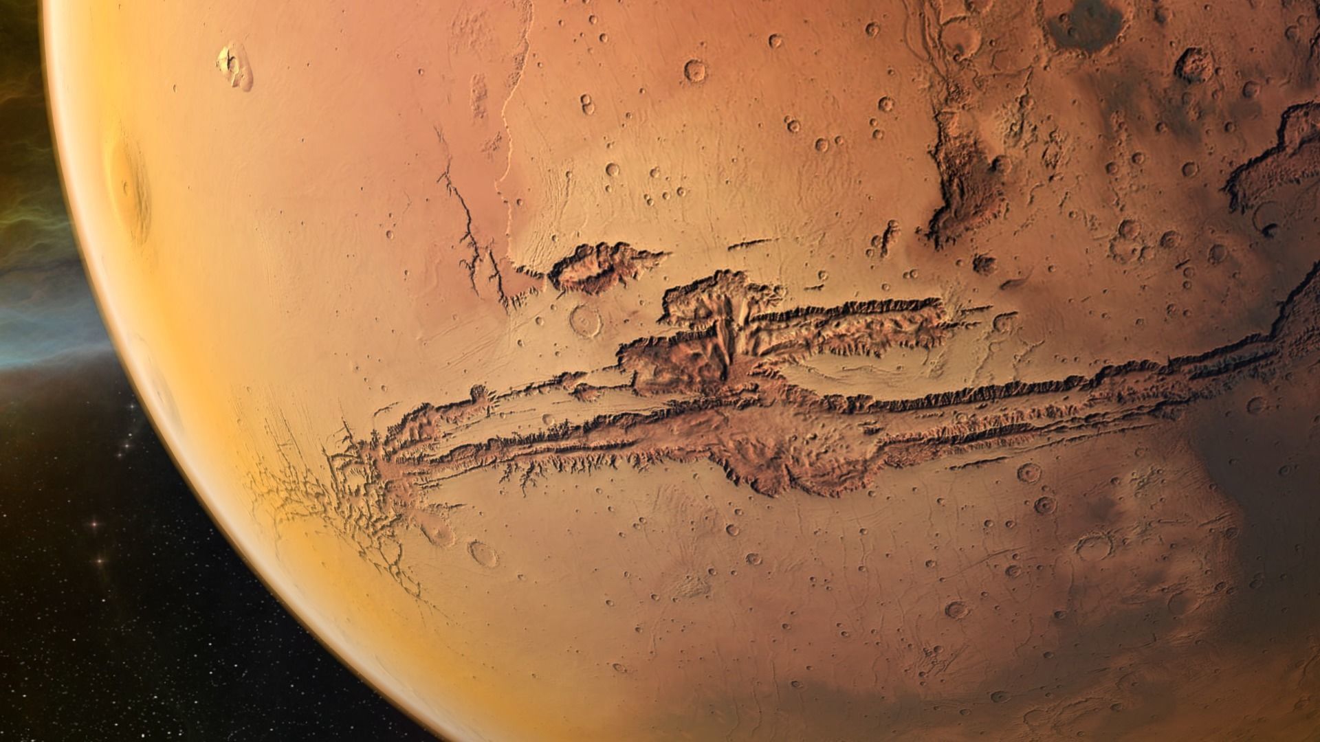 Planet - Mars Low-poly 3D model_17