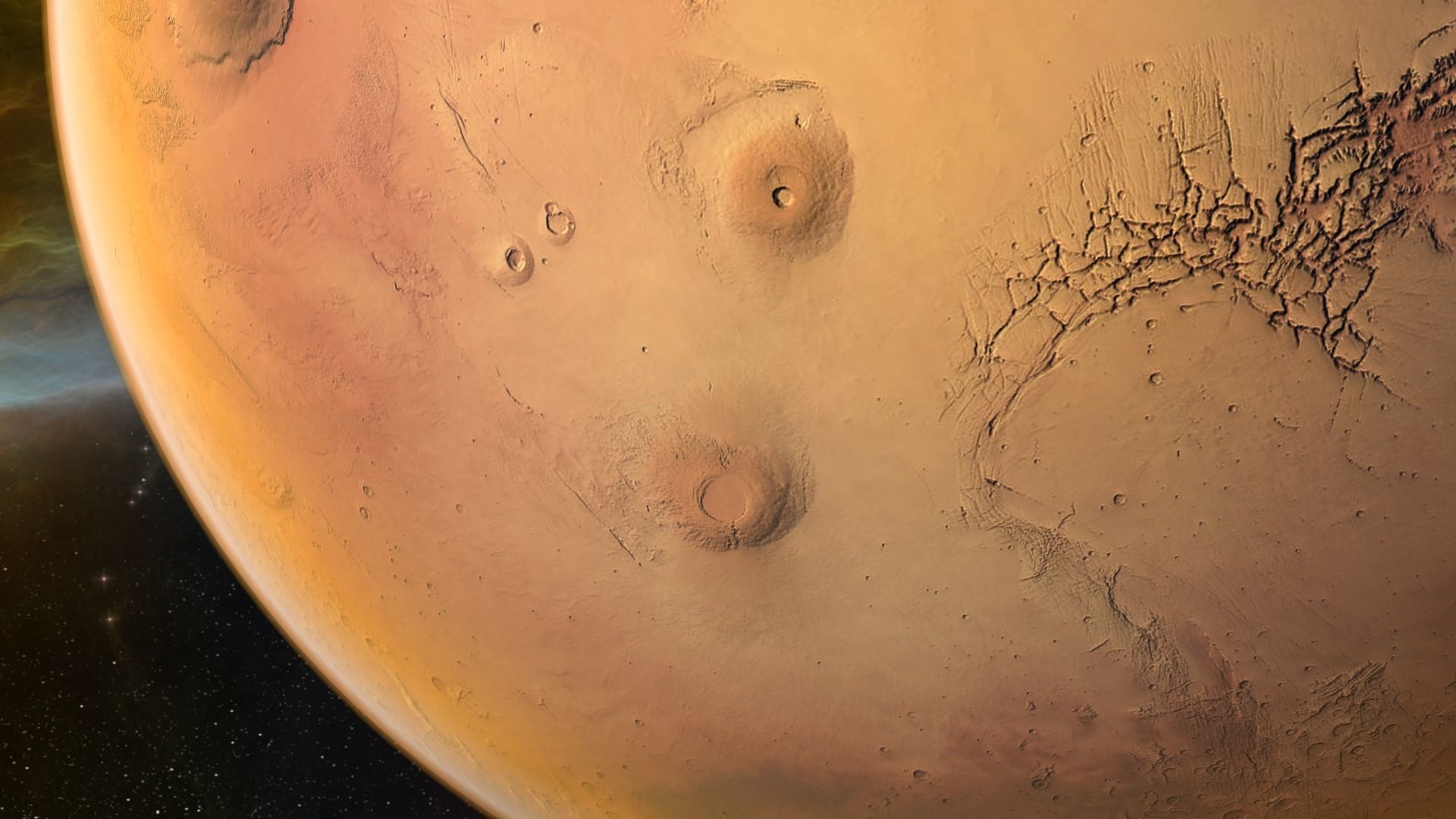 Planet - Mars Low-poly 3D model_18