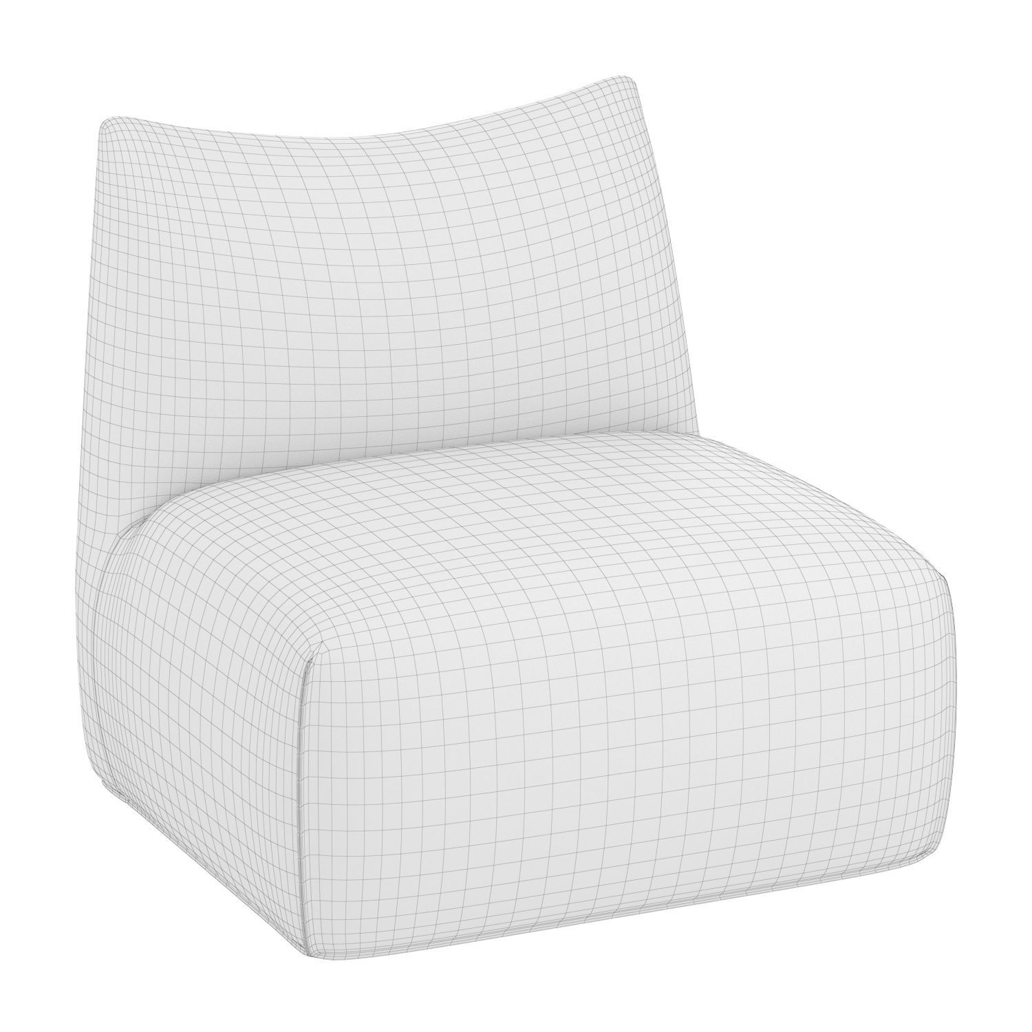 Armchair Dolly 3D model_5