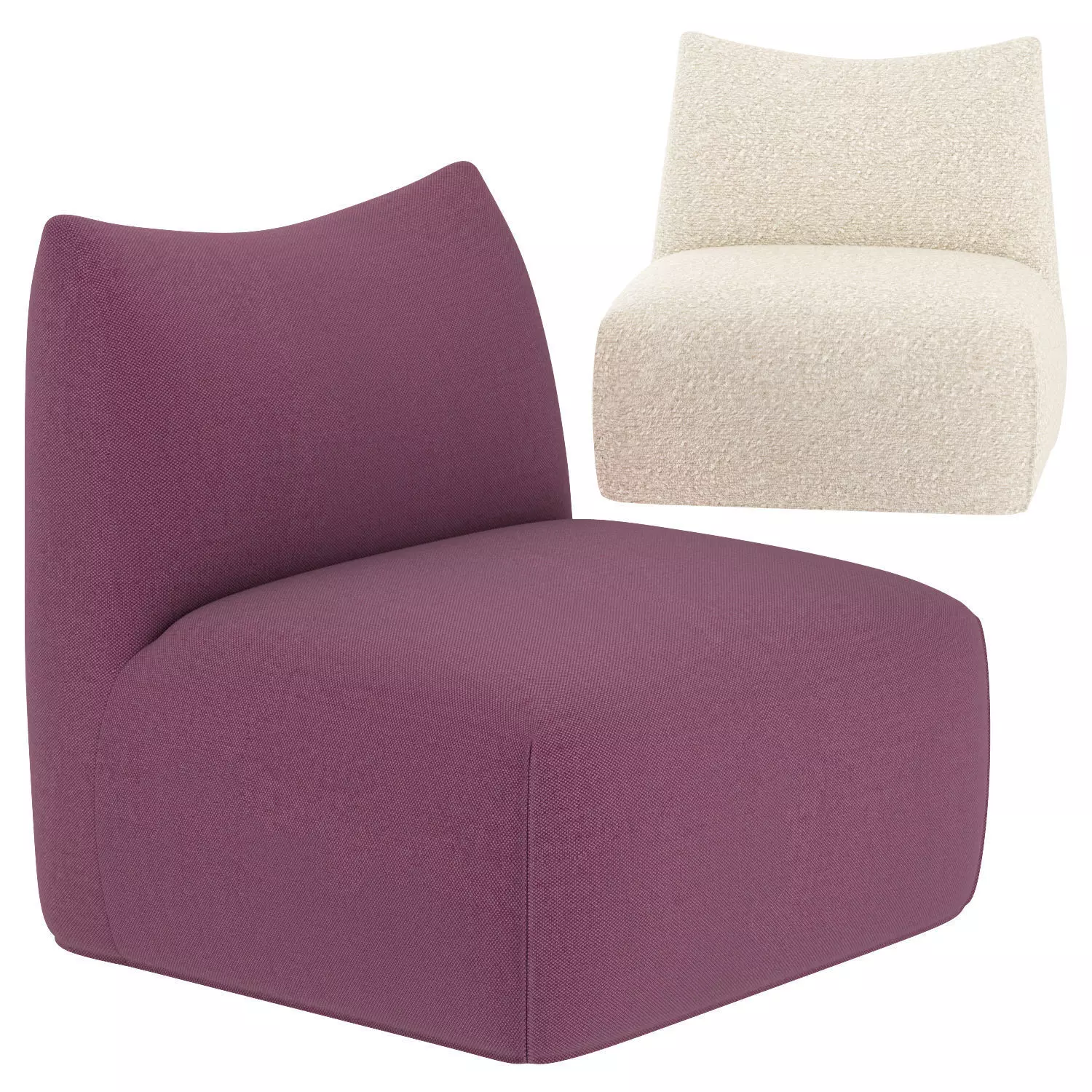 Armchair Dolly 3D model_0