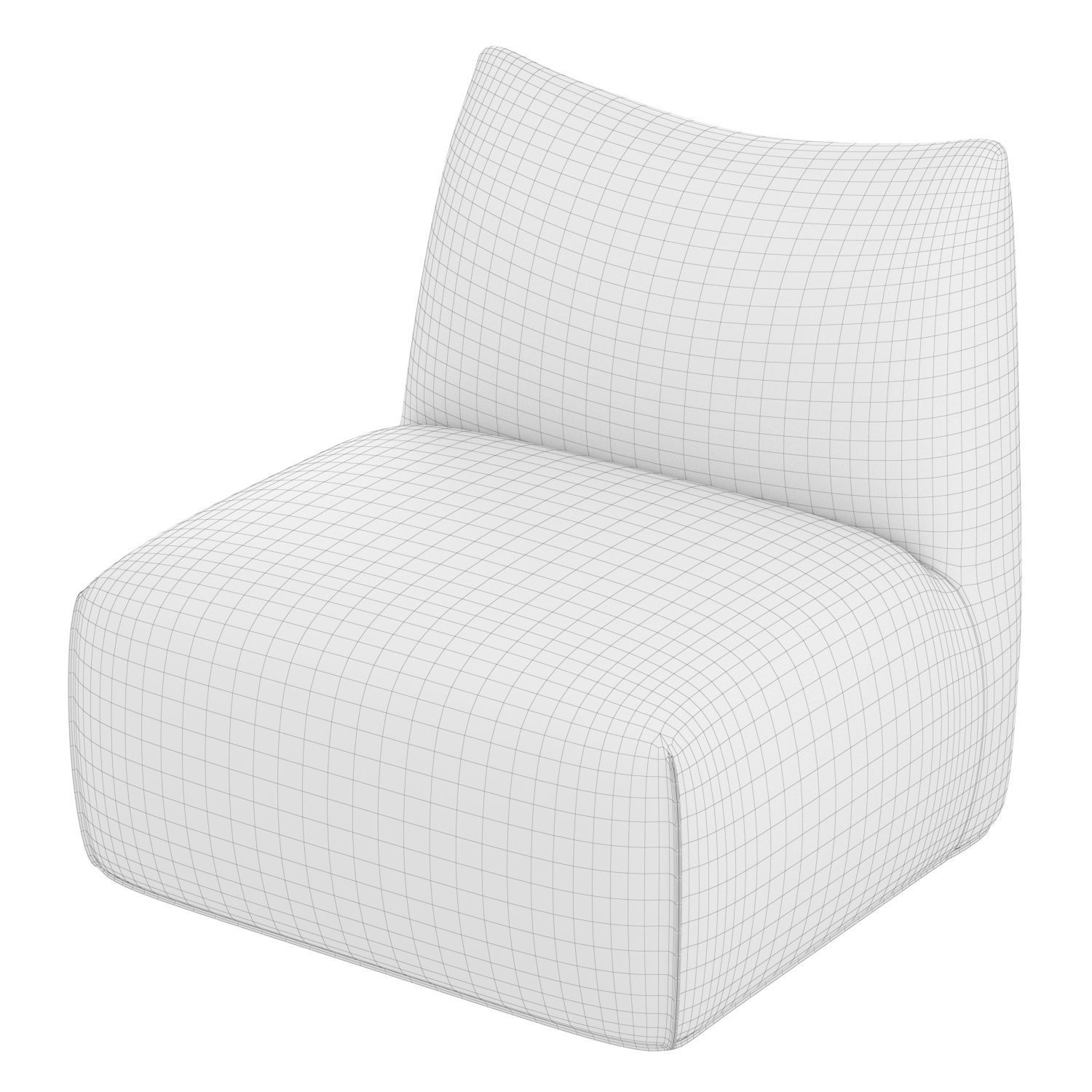 Armchair Dolly 3D model_6