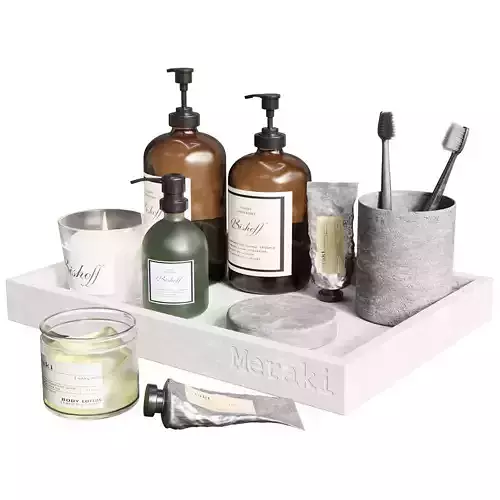 Bathroom accessories set