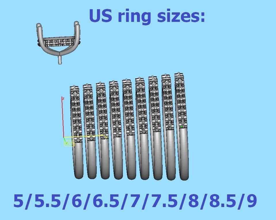 Engagement Classic Solitaire Ring 10x8 Cushion Stone 3dmodel 3D print model_14