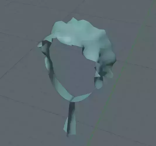 hair band by marvelous designer 3D model