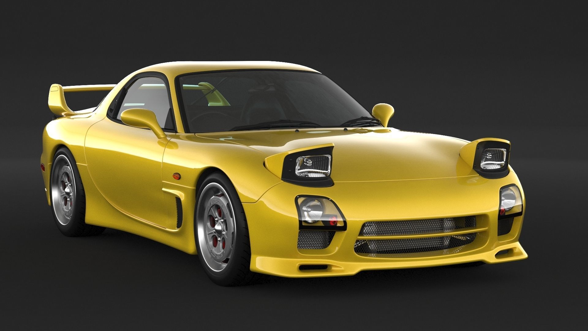 Mazda RX-7 A-Spec 3D model_4