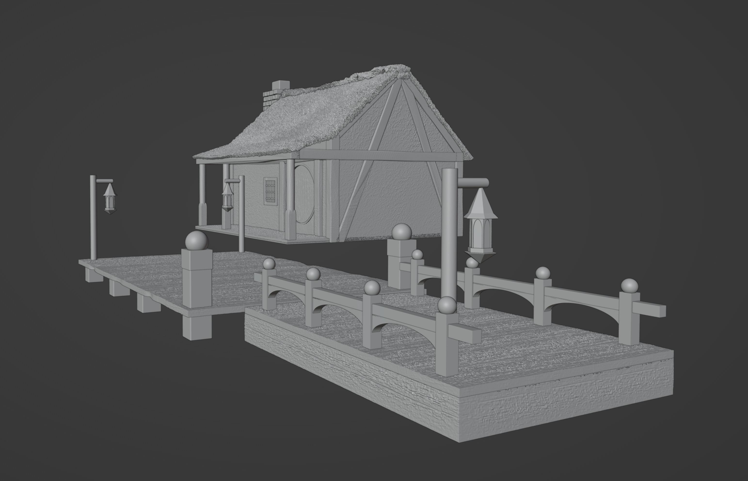 Lord of the Rings miniatures GW scenery MESBG 3D Model Collection_27