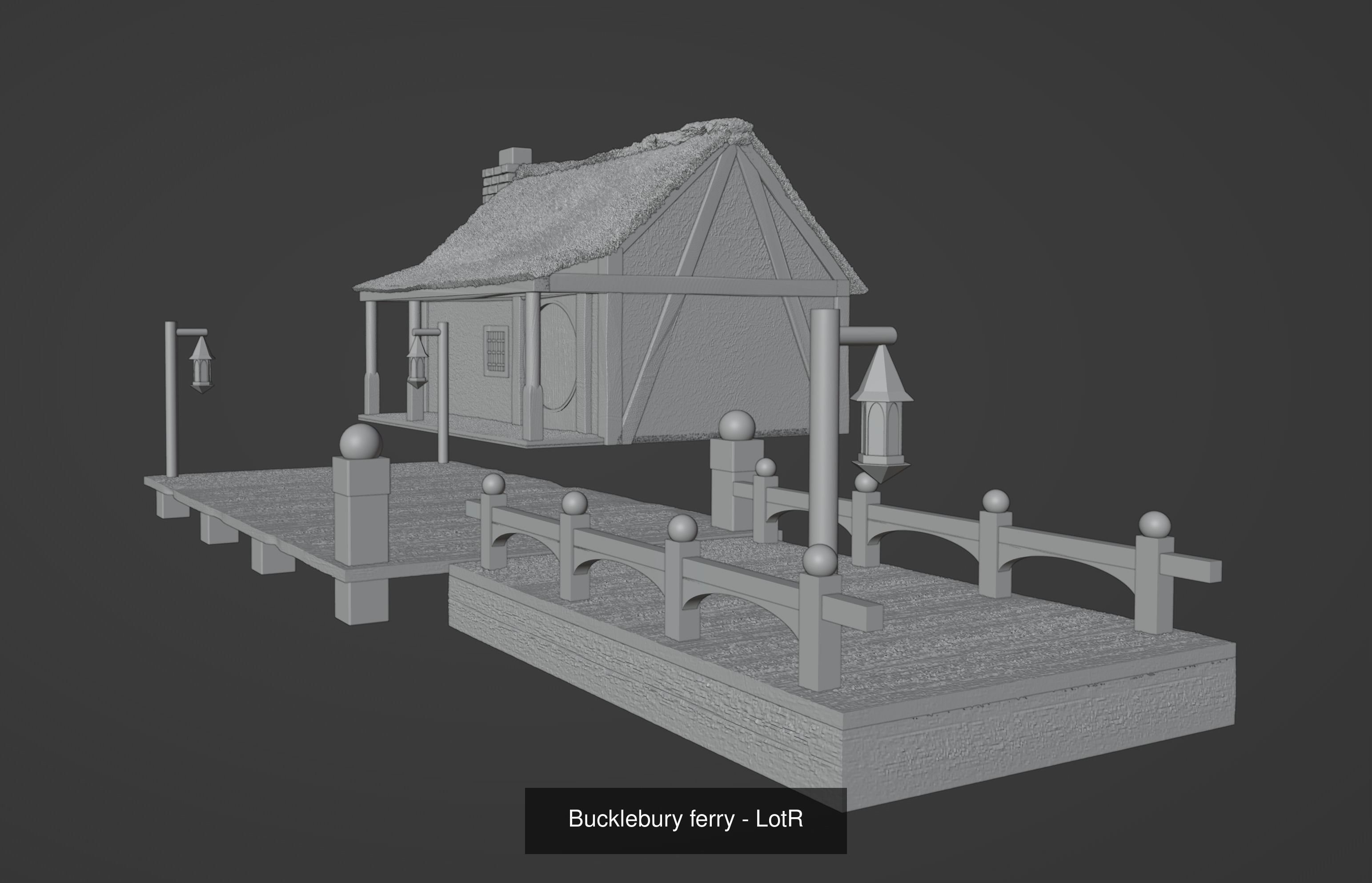 Lord of the Rings miniatures GW scenery MESBG 3D Model Collection_4