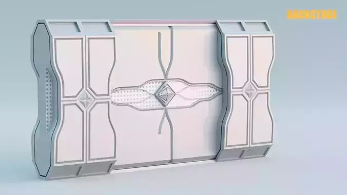 Game-Ready Sci-Fi Door Asset