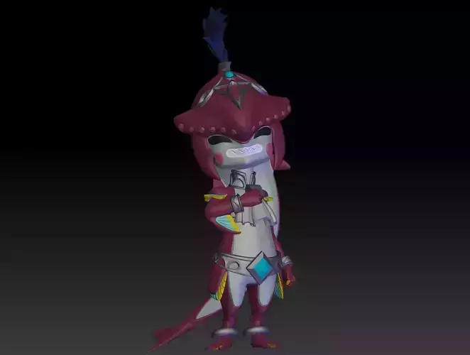The Legend of Zelda Zora Little Prince Sidon 3D print model