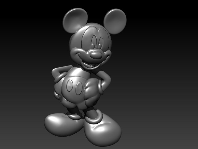 Mickey Mouse 3D Model 3D print model_3
