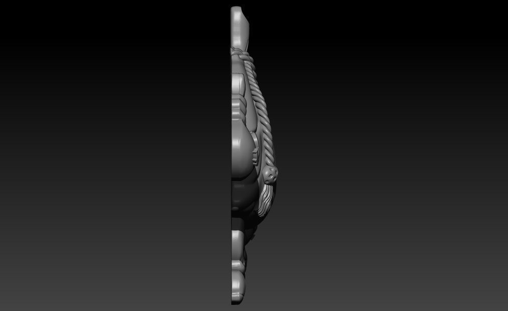 Money Bag 3D Model 3D print model_2