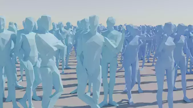 Body Poses Low Poly Collection