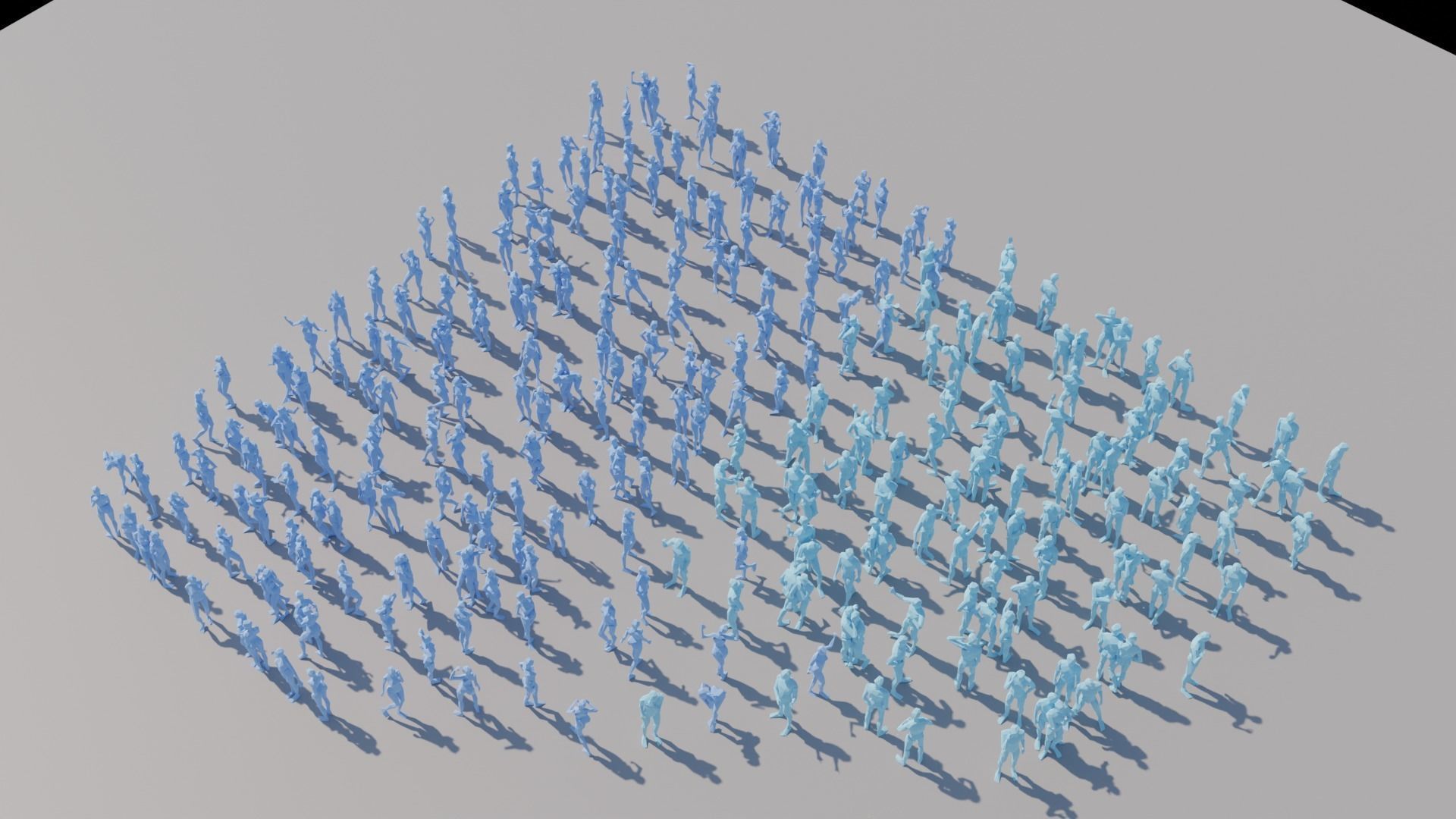 Body Poses Low Poly Collection Low-poly 3D model_18