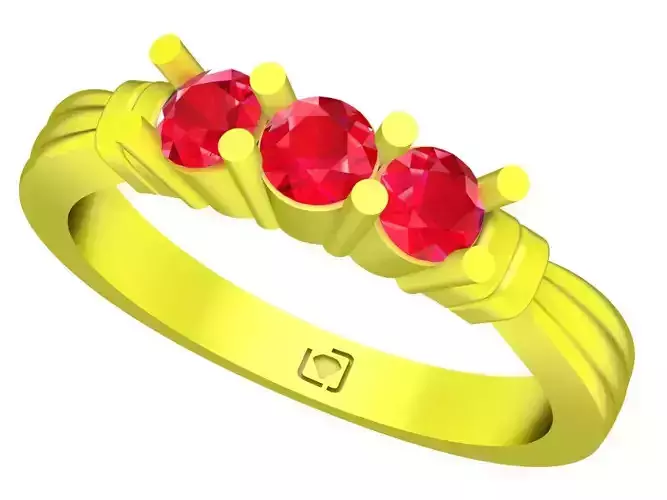 5286 simple diamond ring for kute girls