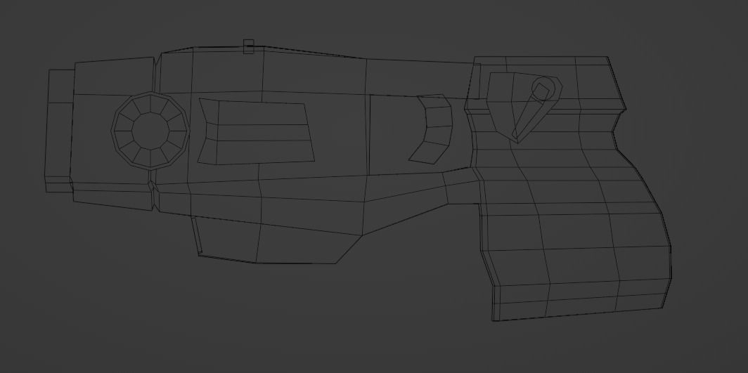 Low poly - X26 Taser Game Ready Low-poly 3D model_4