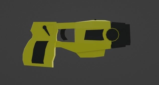 Low poly - X26 Taser Game Ready Low-poly 3D model_2