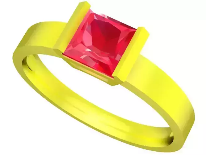 5288 princess diamond ring for lady