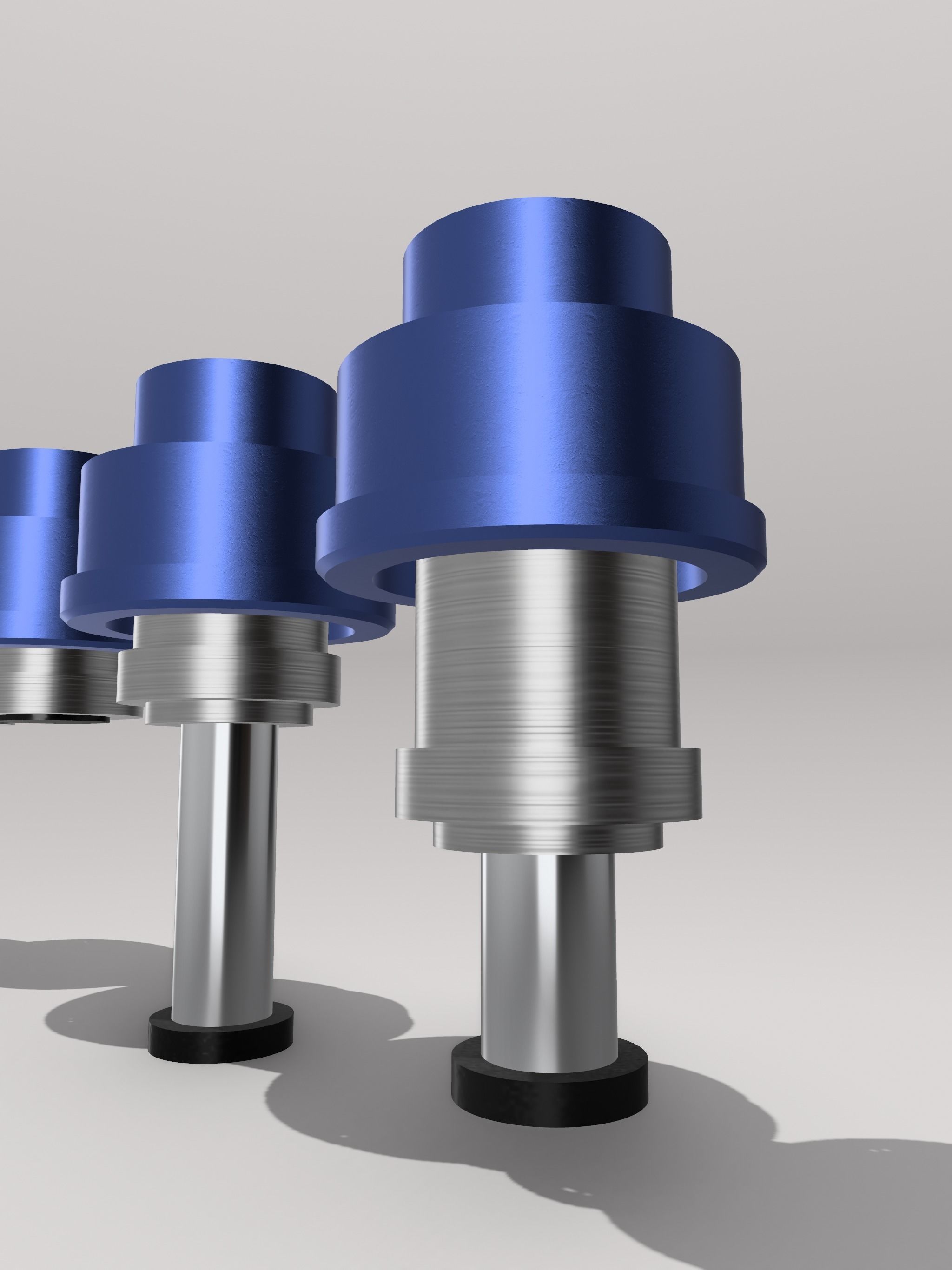 Race Car Air Jacks set 3D model 3D printable CGTrader