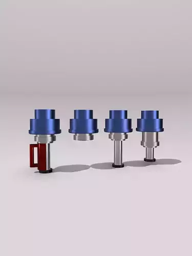Race Car Air Jacks set  3D print model