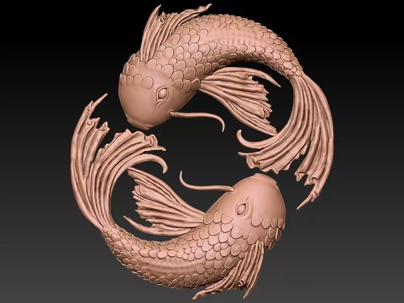 Pisces 3D Model 3D print model_0