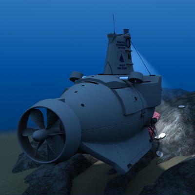 DSV Alvin 3D model_4