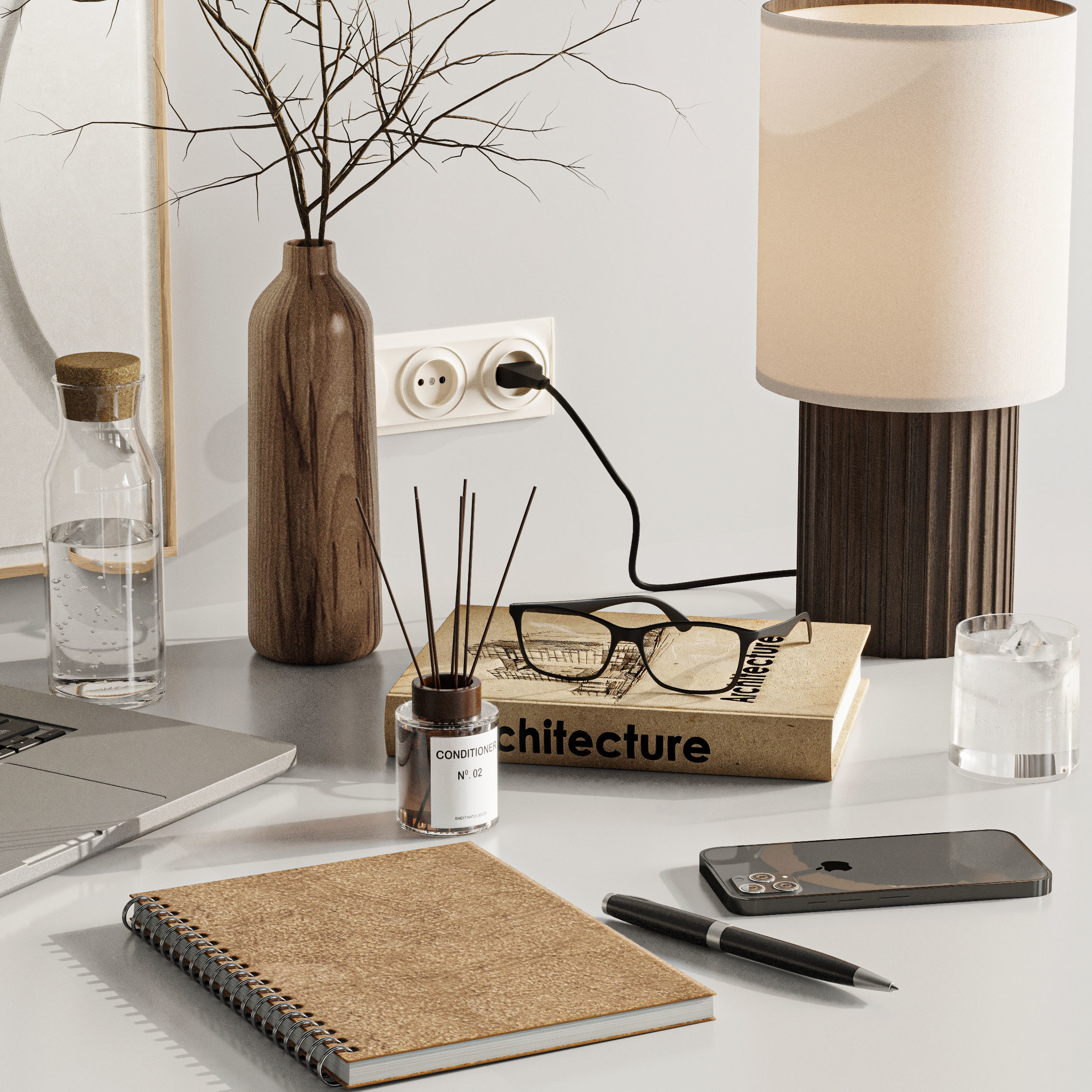 Decorative Set 3D model_3