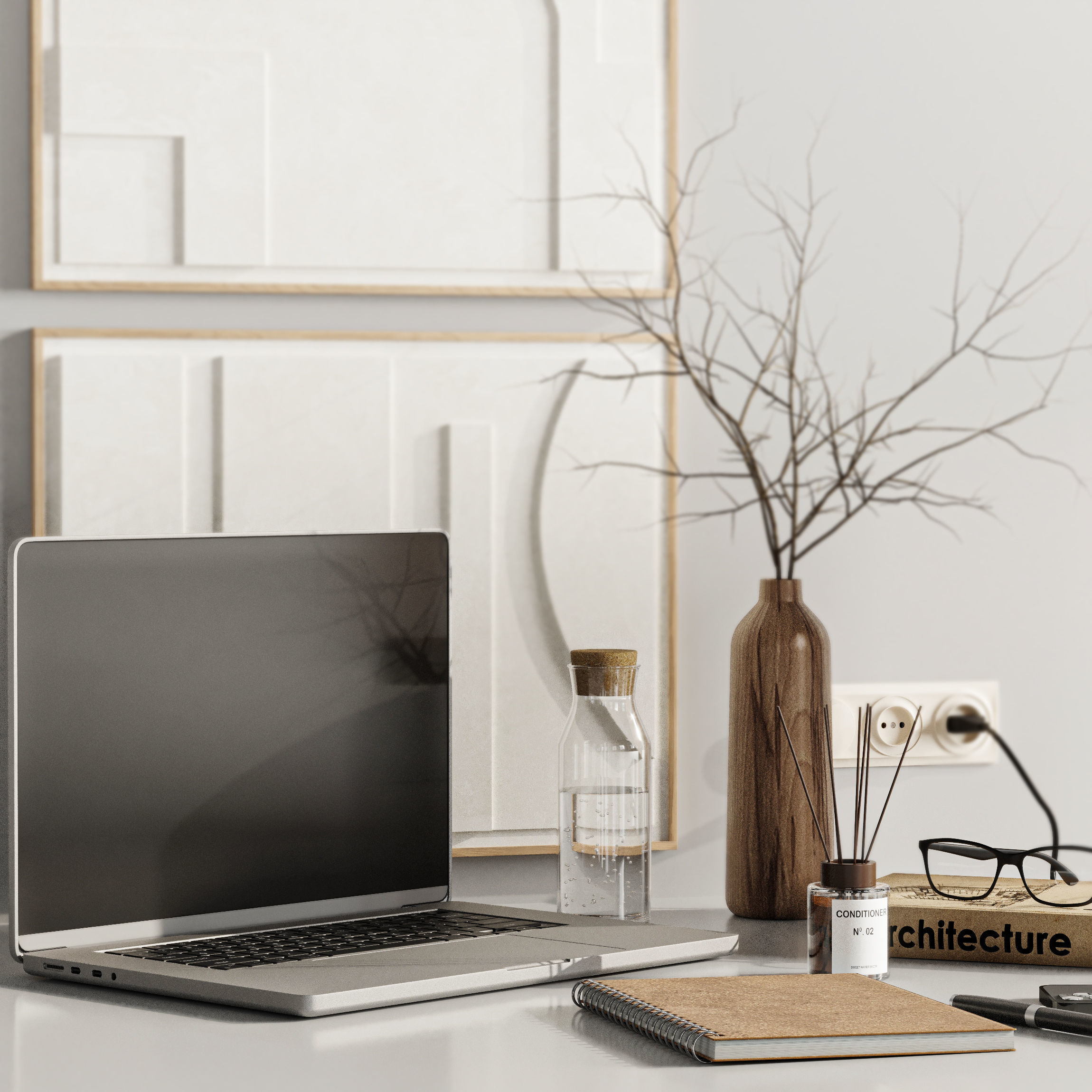 Decorative Set 3D model_1