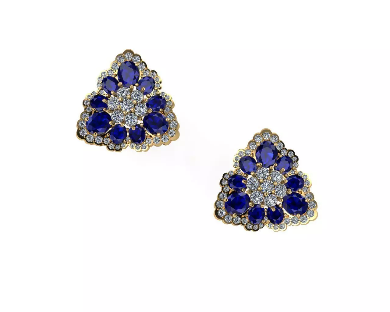 Earrings 3D print model_0