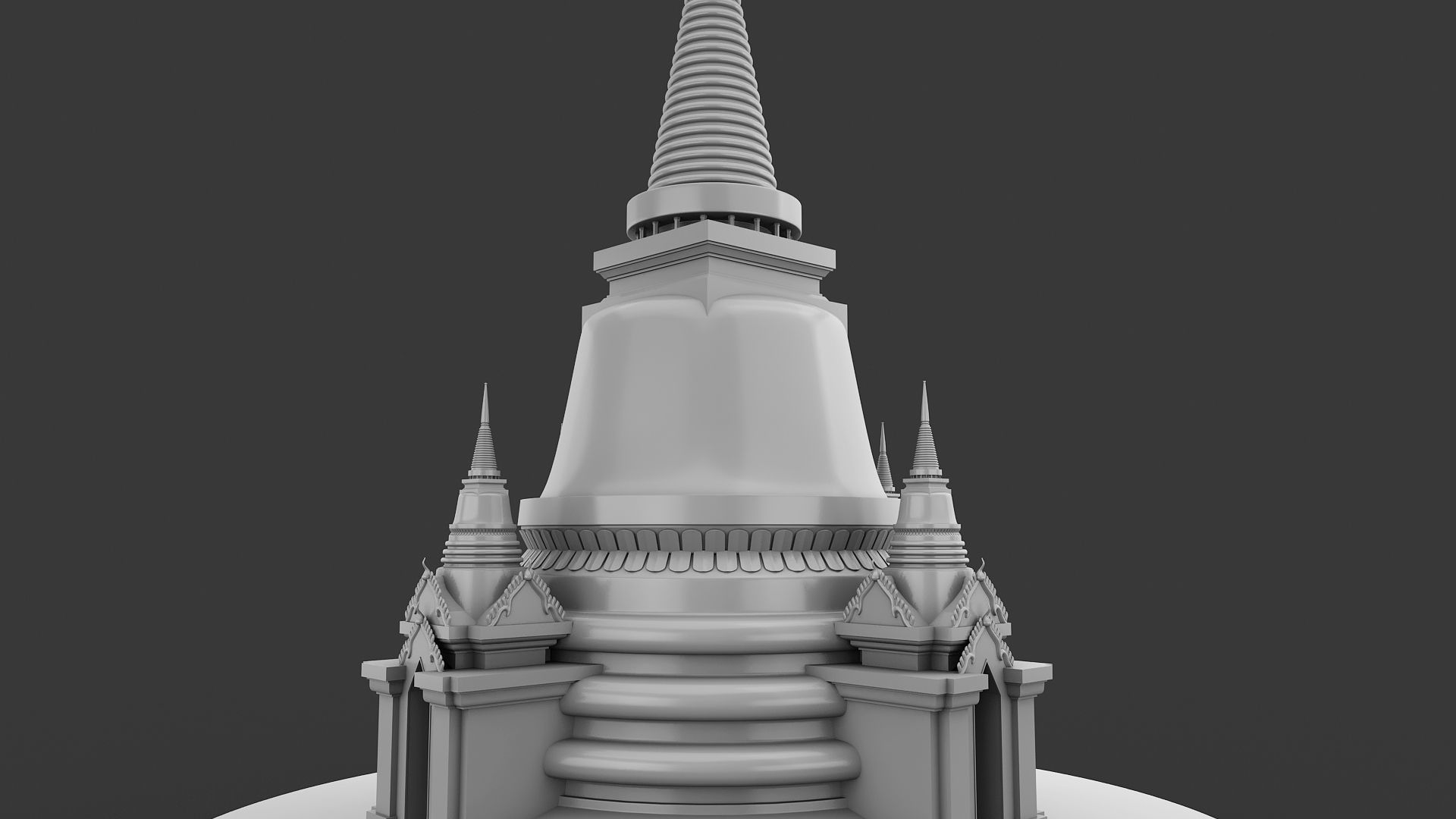 Pagoda Temple 3D model_3