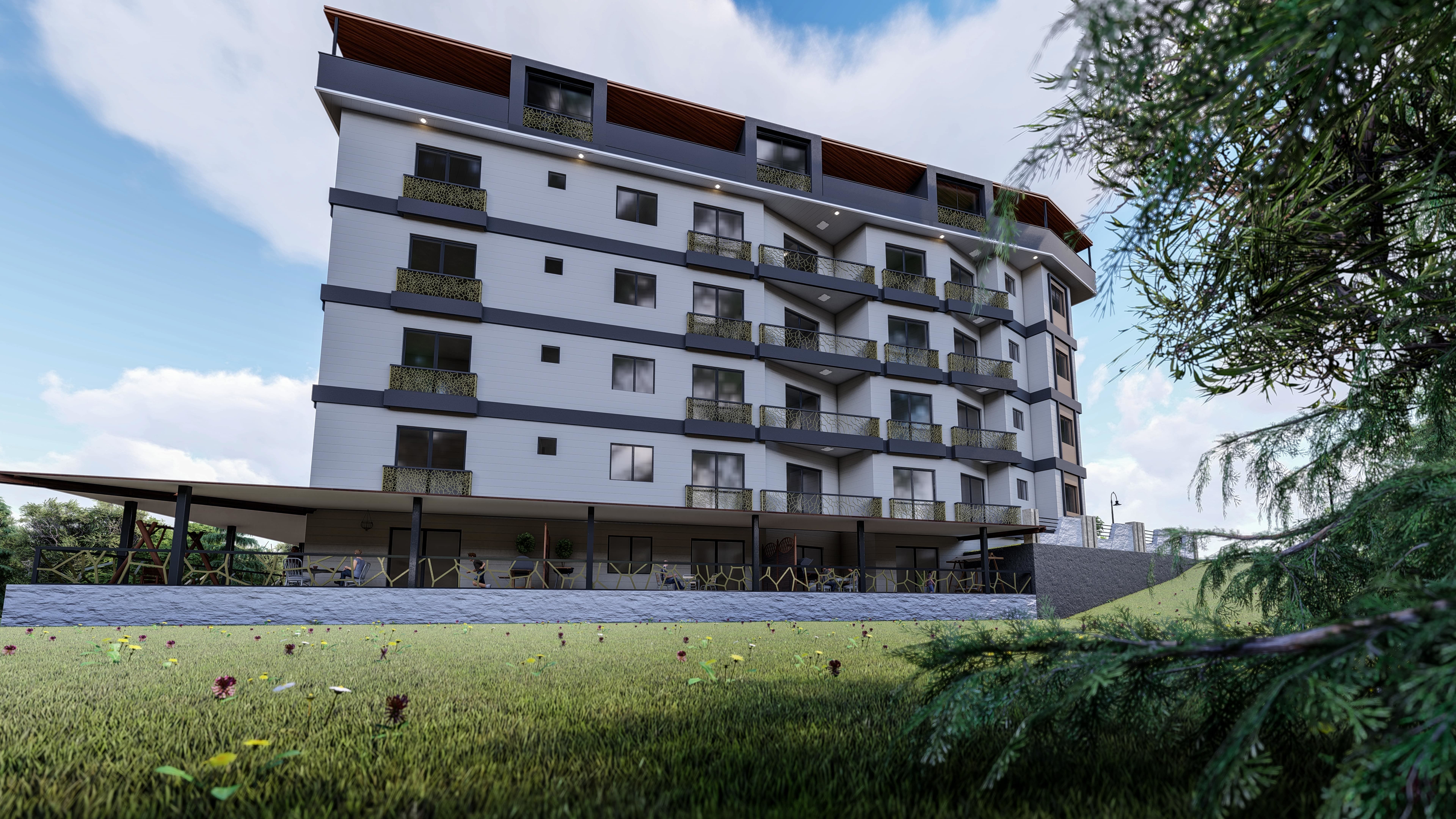 Highly Detailed Building 3D model_5